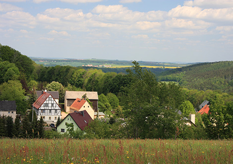 Blick ins Gebirgsvorland